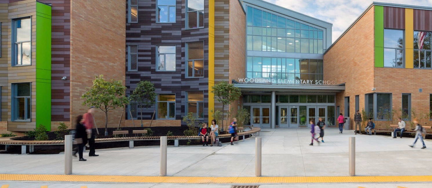 American public school campus