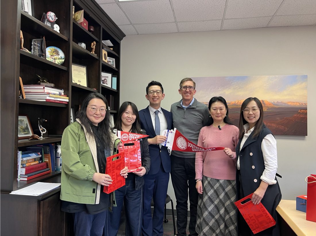 With SUU Vice President Dr. Allen